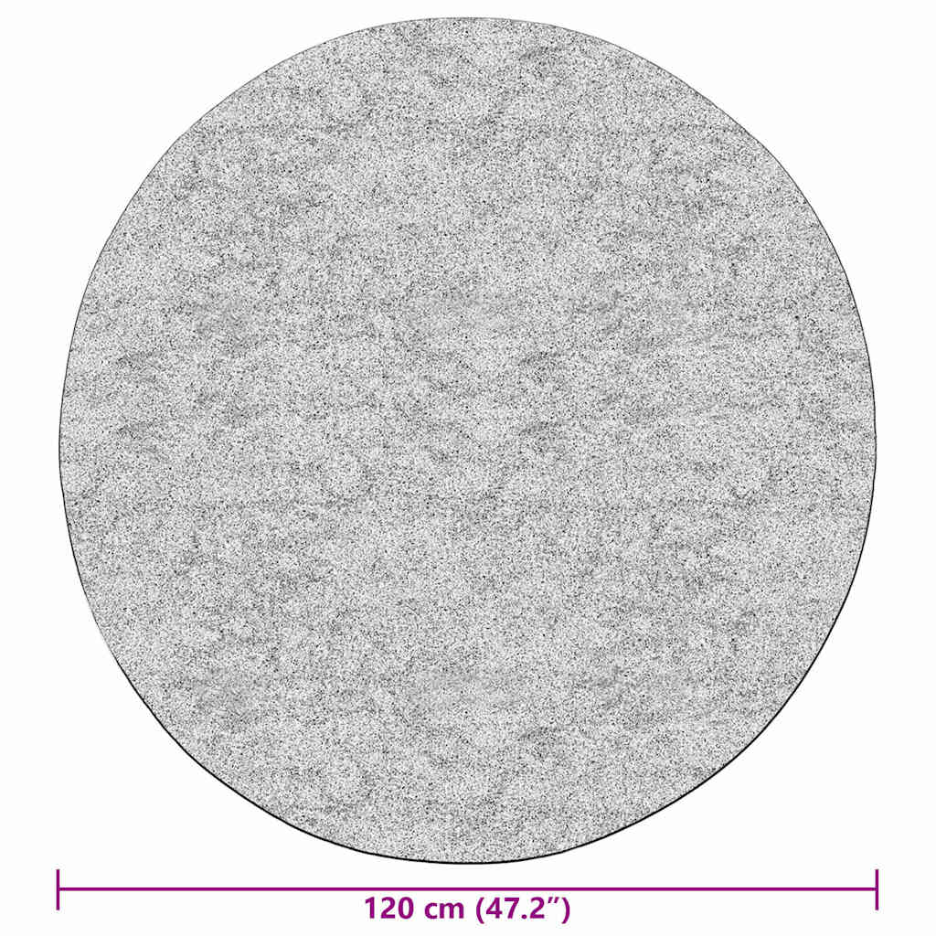 Perivi tepih φ 120 cm sivi