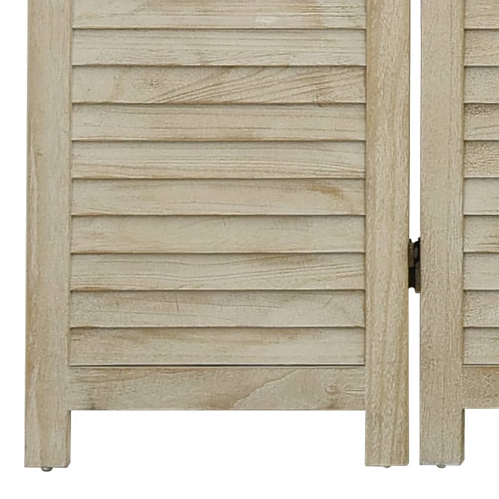 Sobna pregrada s 4 panela 140 x 165 cm masivno drvo paulovnije
