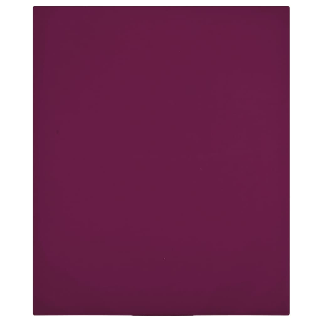 Plahta s gumicom od žerseja bordo 160x200 cm pamučna