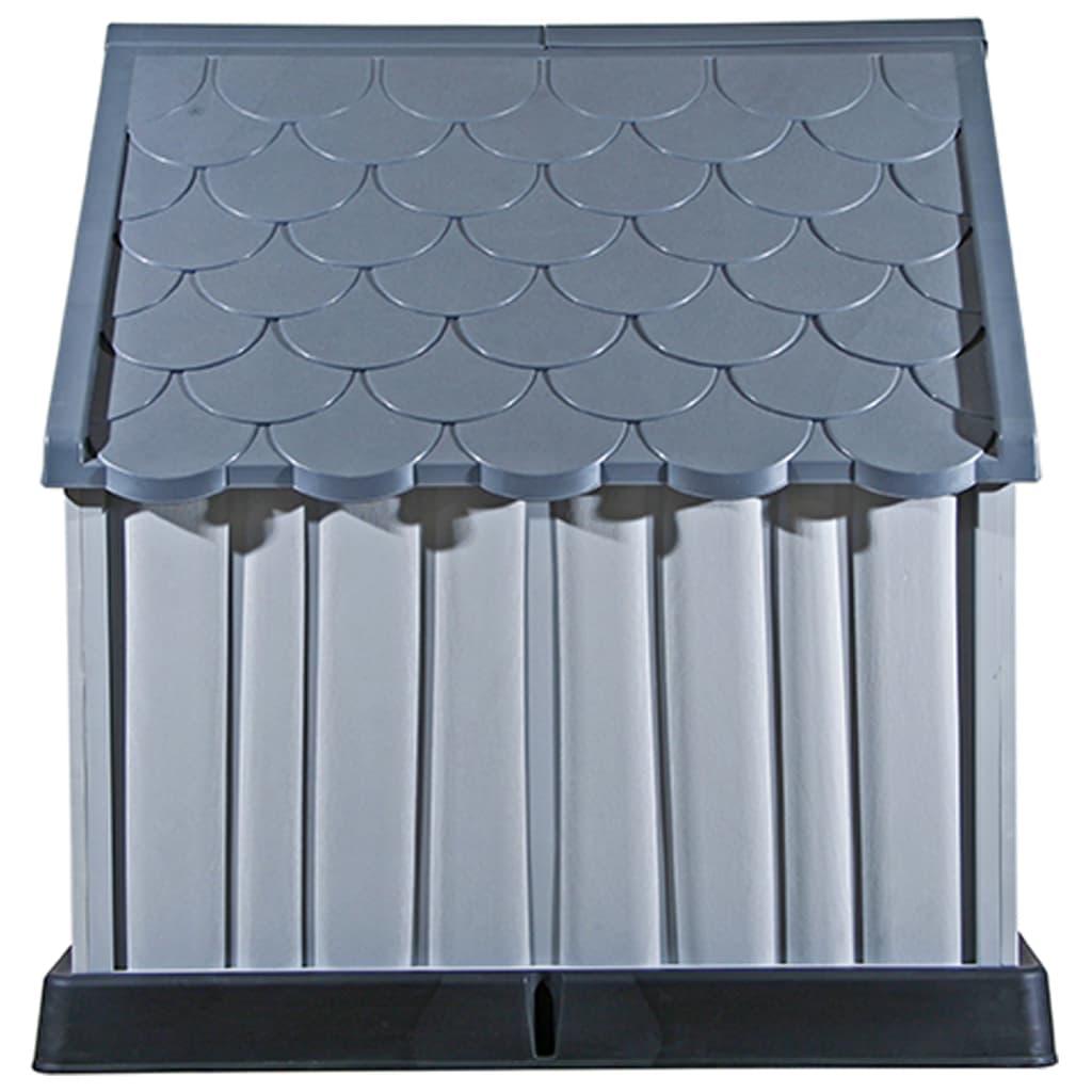 Kućica za pse siva 92 x 87 x 91 cm plastična