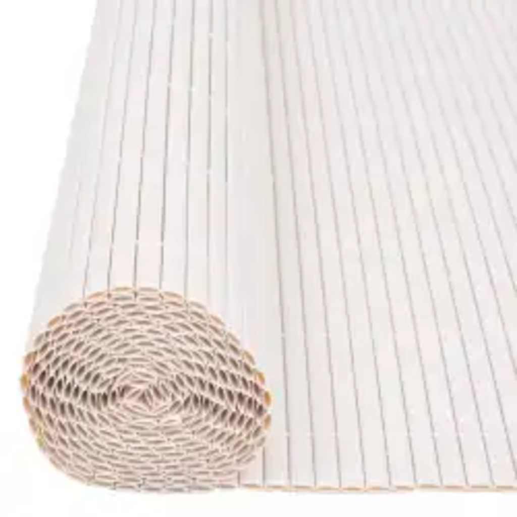 Dvostrana vrtna ograda 90 x 400 cm bijela
