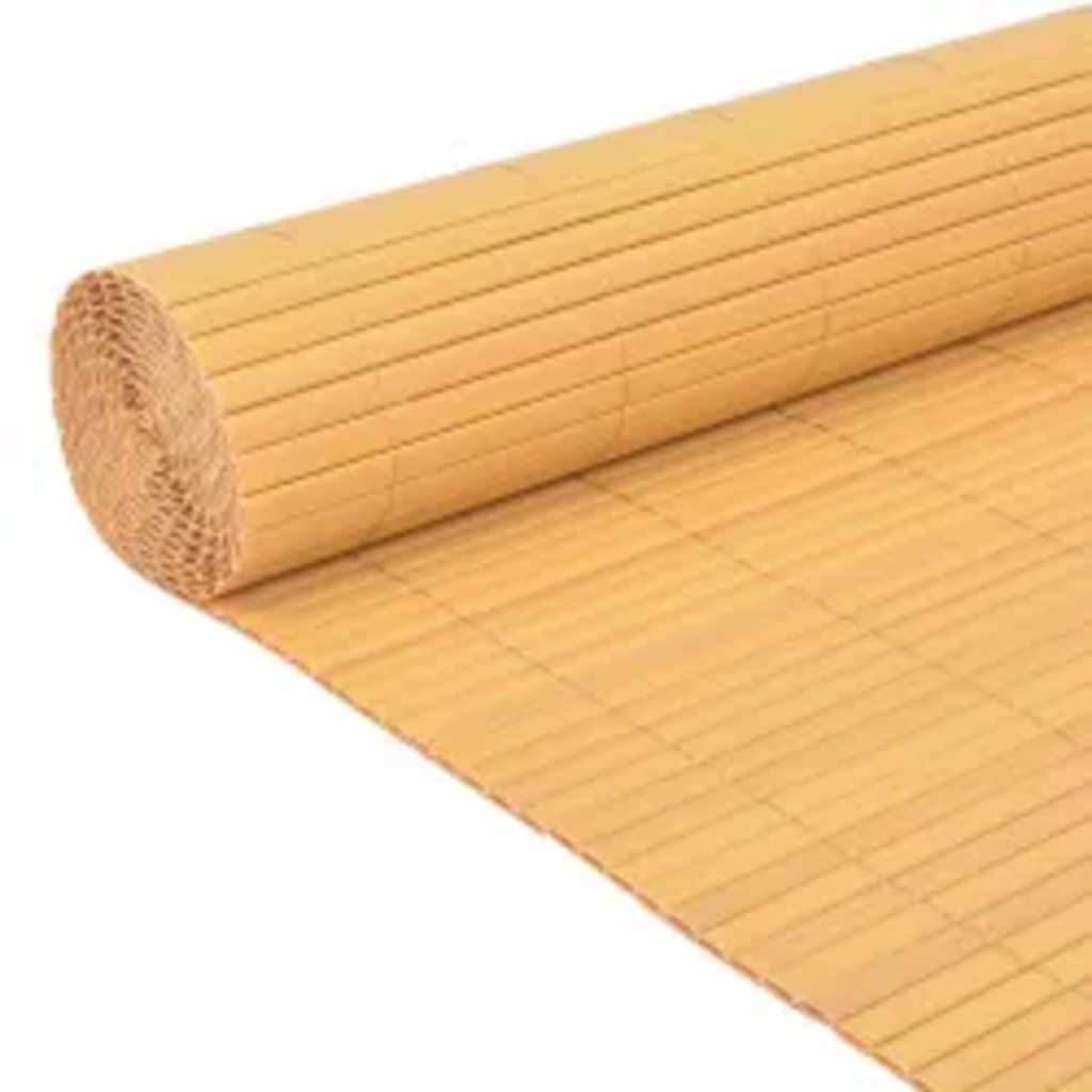 Dvostrana vrtna ograda 90 x 400 cm žuta