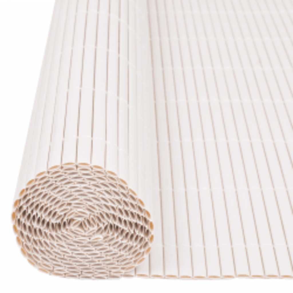 Dvostrana vrtna ograda 110 x 300 cm bijela