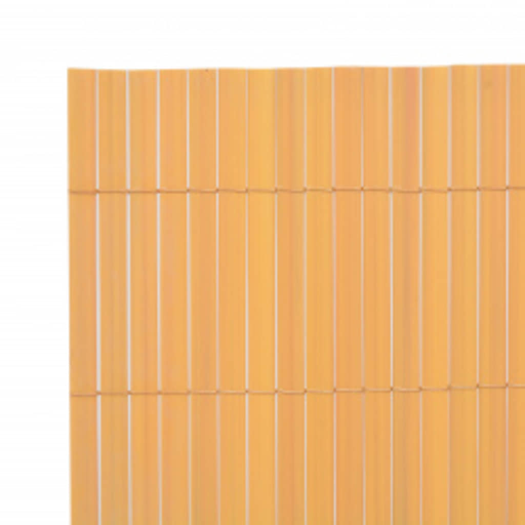 Dvostrana vrtna ograda 110 x 300 cm žuta