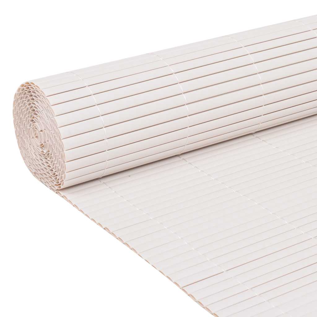 Dvostrana vrtna ograda 110 x 500 cm bijela