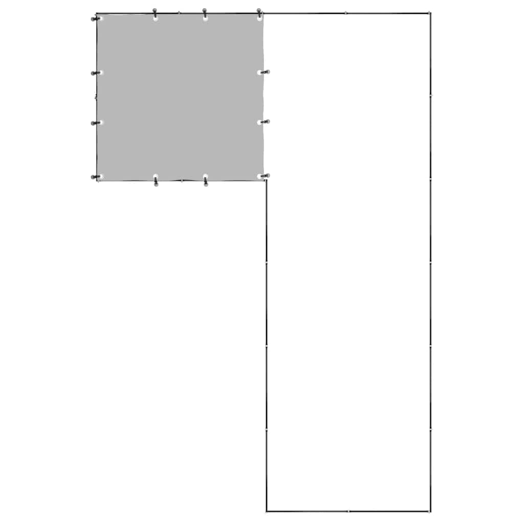 Kavez za pse crni 4,84 m² čelični