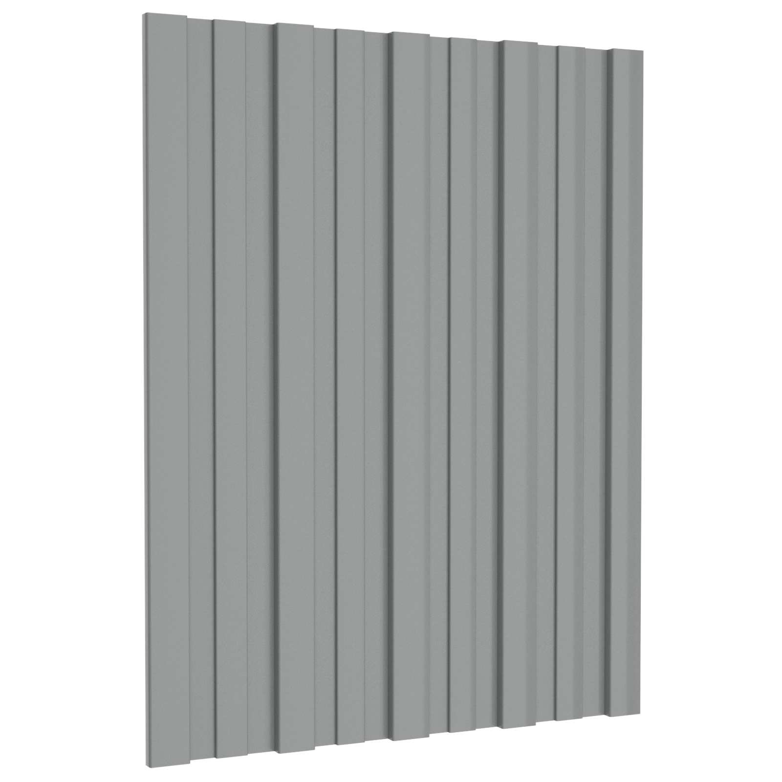 Krovni panel 12 pcs Siva 60 x 45 cm Pocinčani čelik
