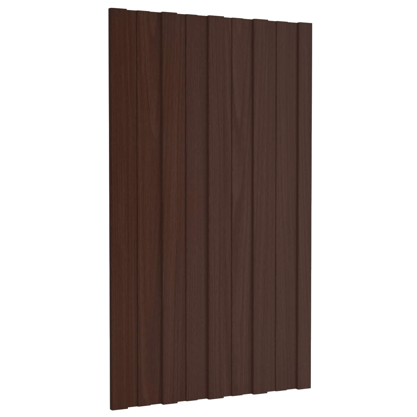Krovni panel 36 pcs Smeđa 80 x 45 cm Pocinčani čelik