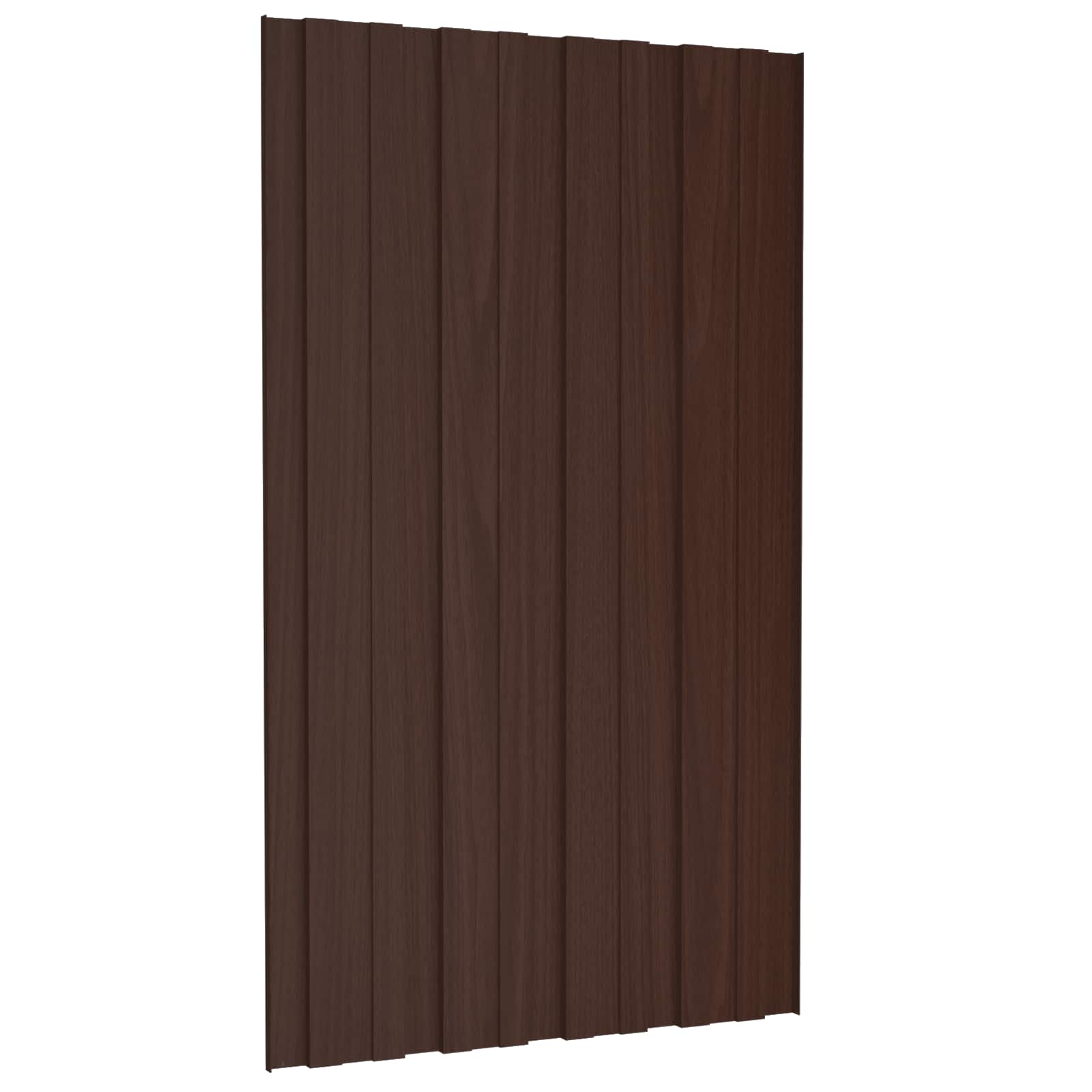 Krovni panel 36 pcs Smeđa 80 x 45 cm Pocinčani čelik