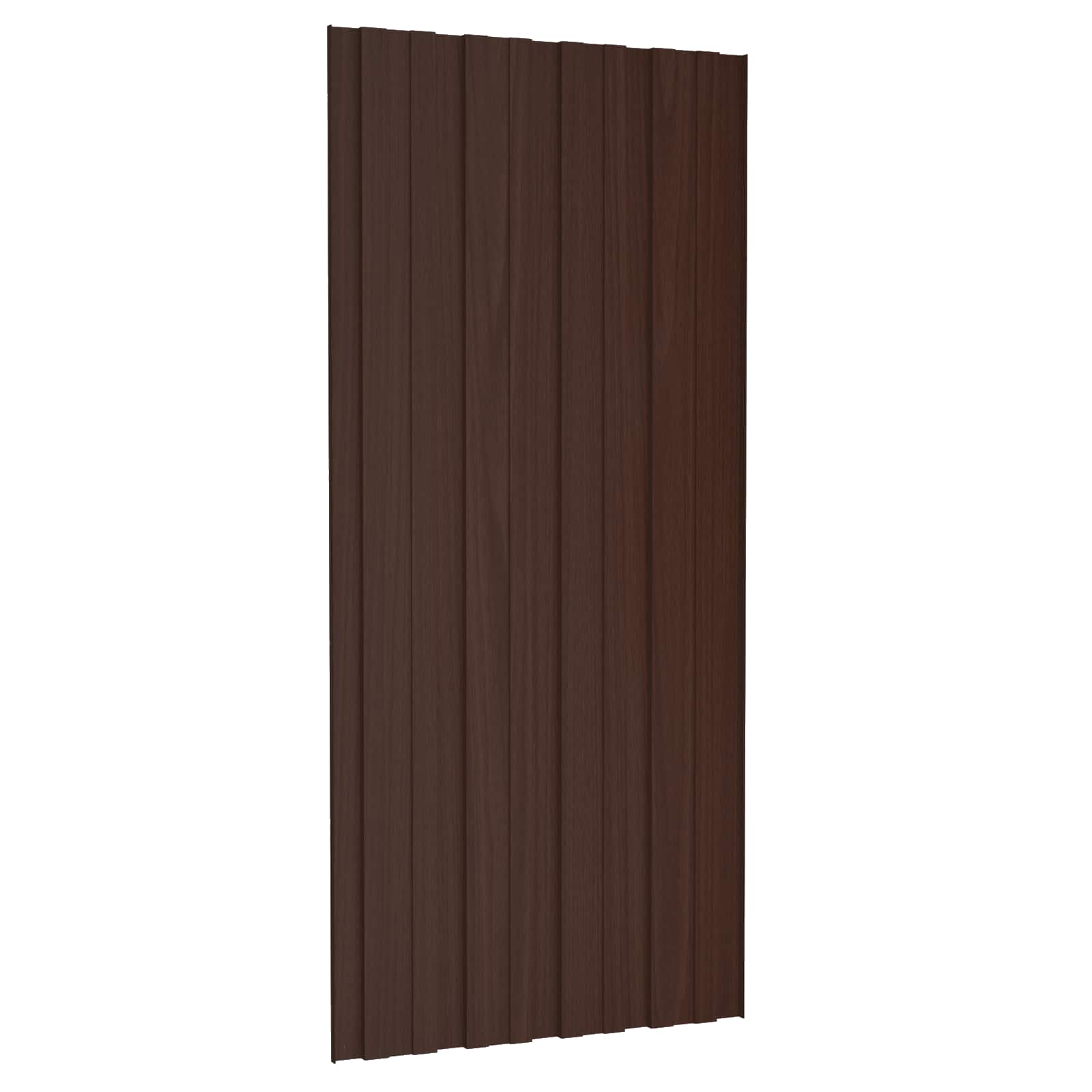 Krovni panel 12 pcs Smeđa 100 x 45 cm Pocinčani čelik