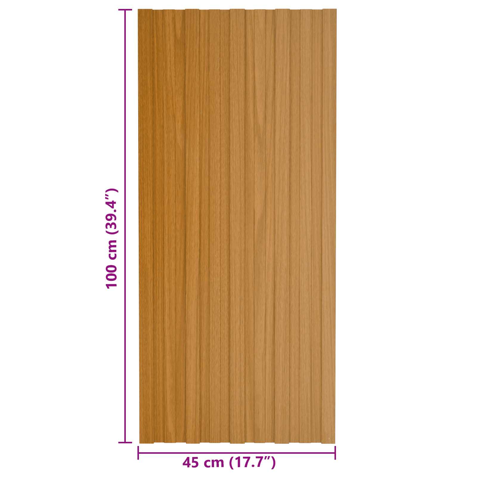 Krovni panel 12 pcs Prirodna 100 x 45 cm Pocinčani čelik