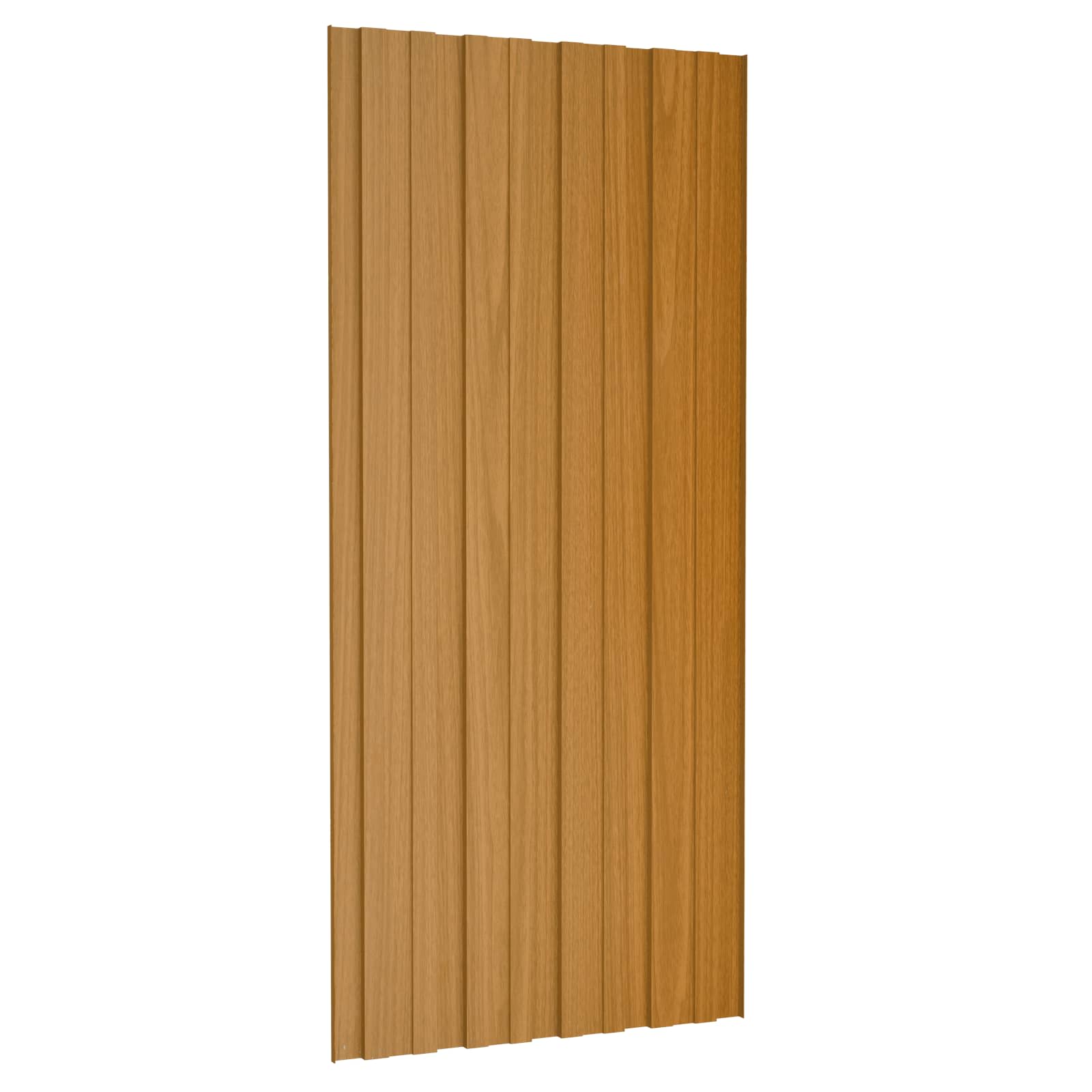 Krovni panel 36 pcs Prirodna 100 x 45 cm Pocinčani čelik