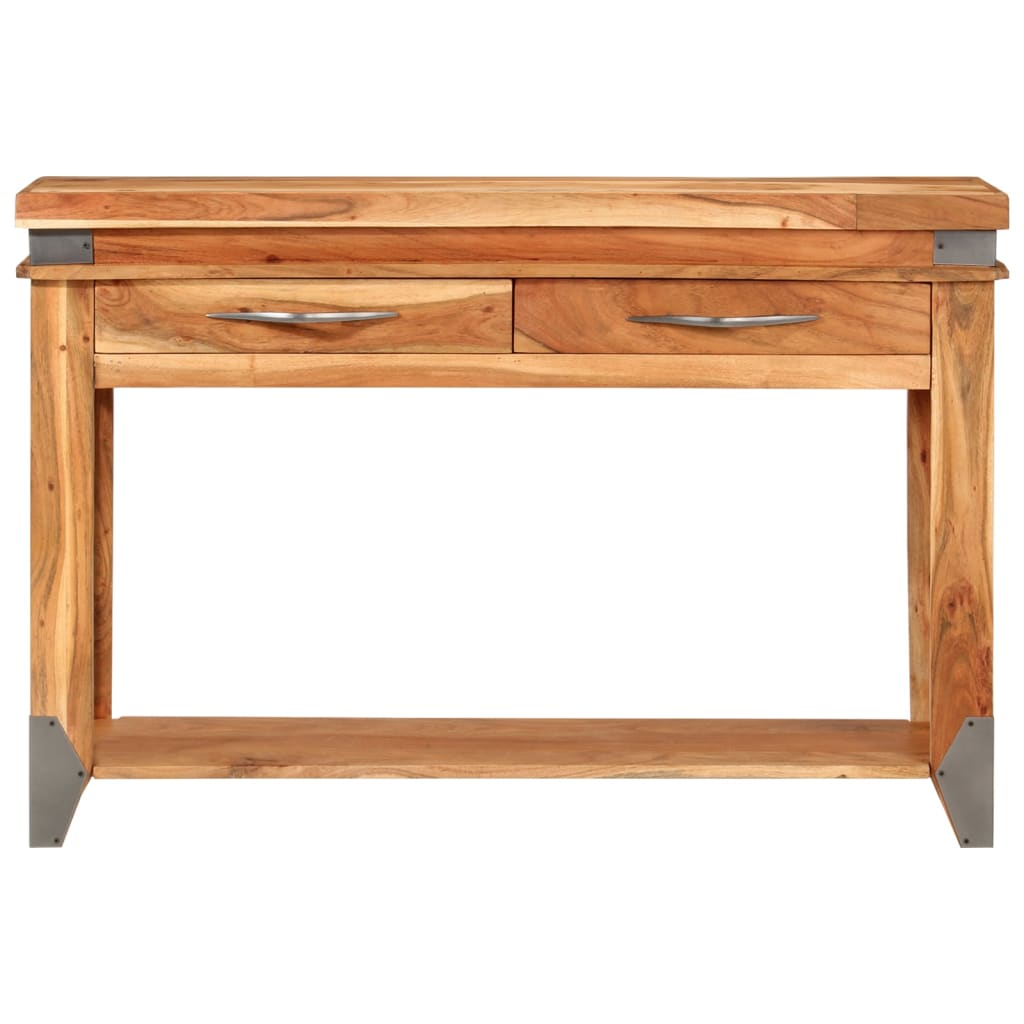 Konzolni stol 110 x 34 x 74 cm od masivnog drva bagrema