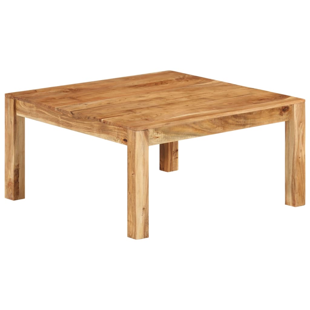 Stolić za kavu 80 x 80 x 40 cm od masivnog bagremovog drva