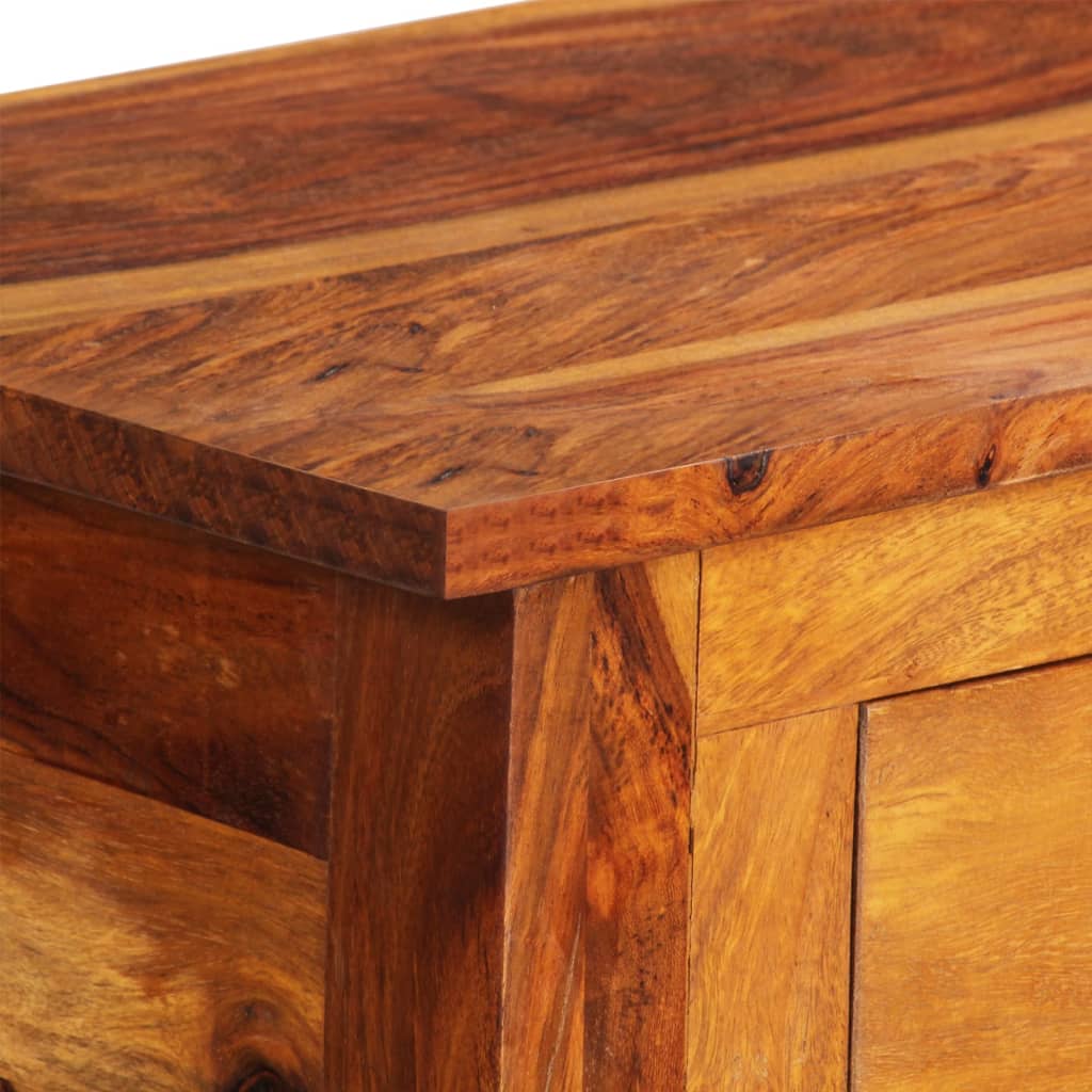 Komoda s 3 ladice 110 x 30 x 80 cm od masivnog bagremovog drva