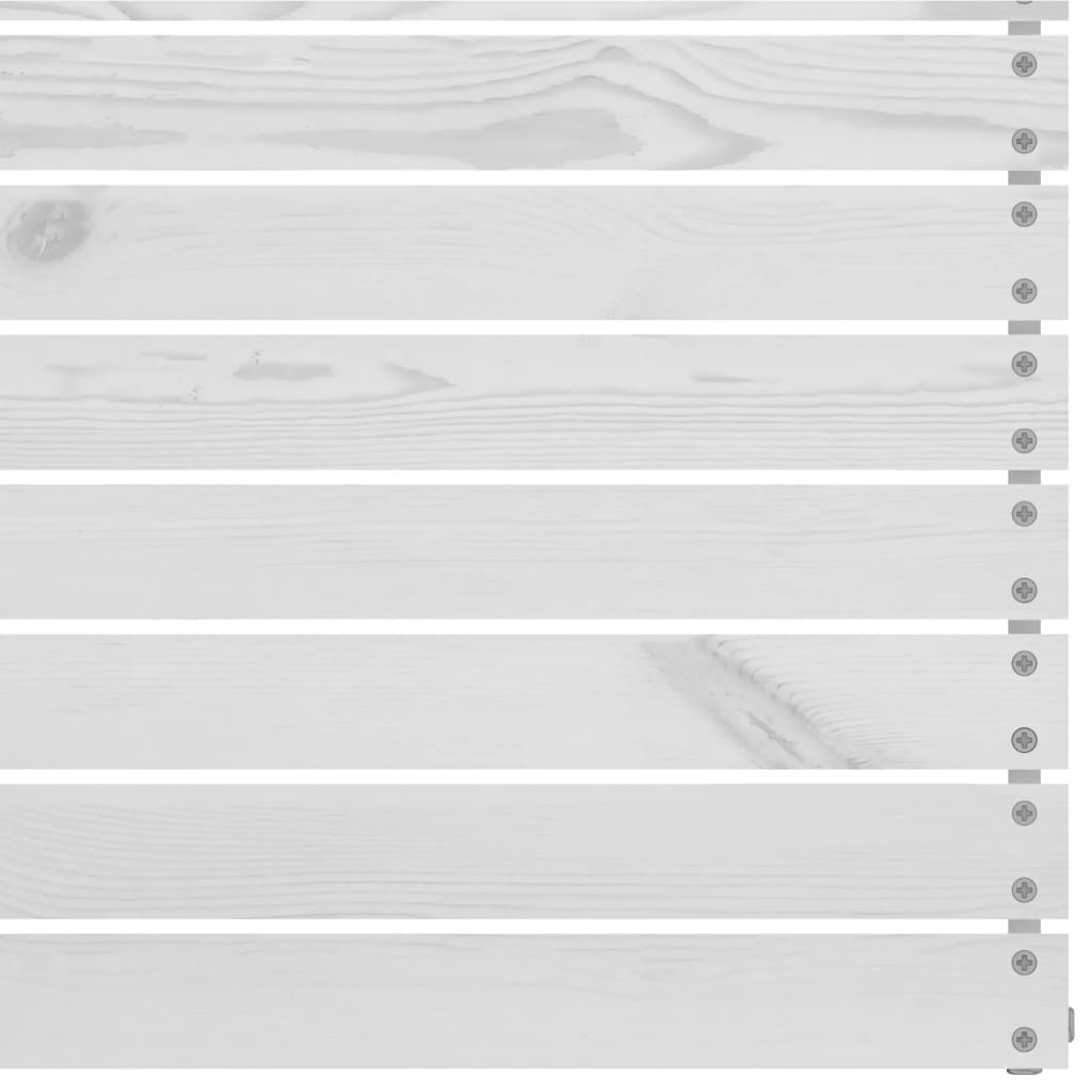 5-dijelna vrtna garnitura od masivne borovine bijela