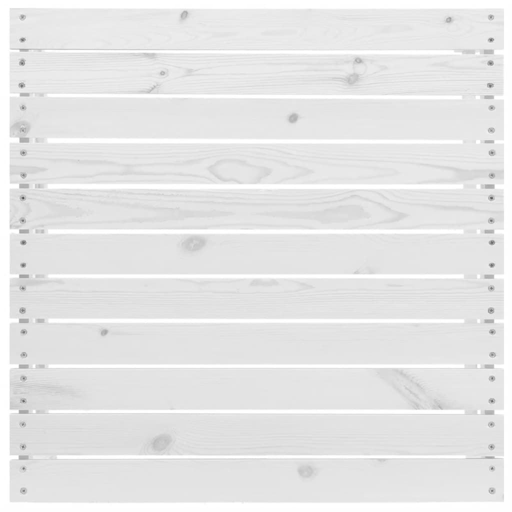 9-dijelna vrtna garnitura od masivne borovine bijela