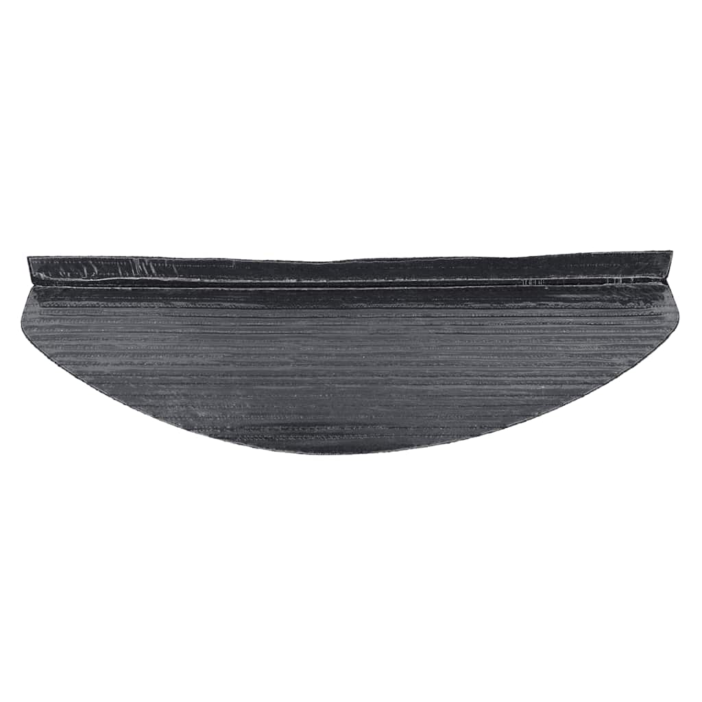 Samoljepljivi otirači za stepenice 15 kom 56x17x3 cm crni
