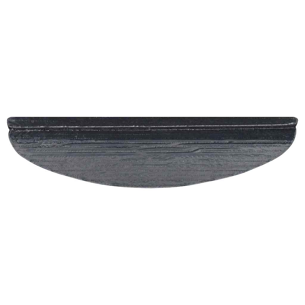 Samoljepljivi otirači za stepenice 15 kom 56x17x3 cm sivi