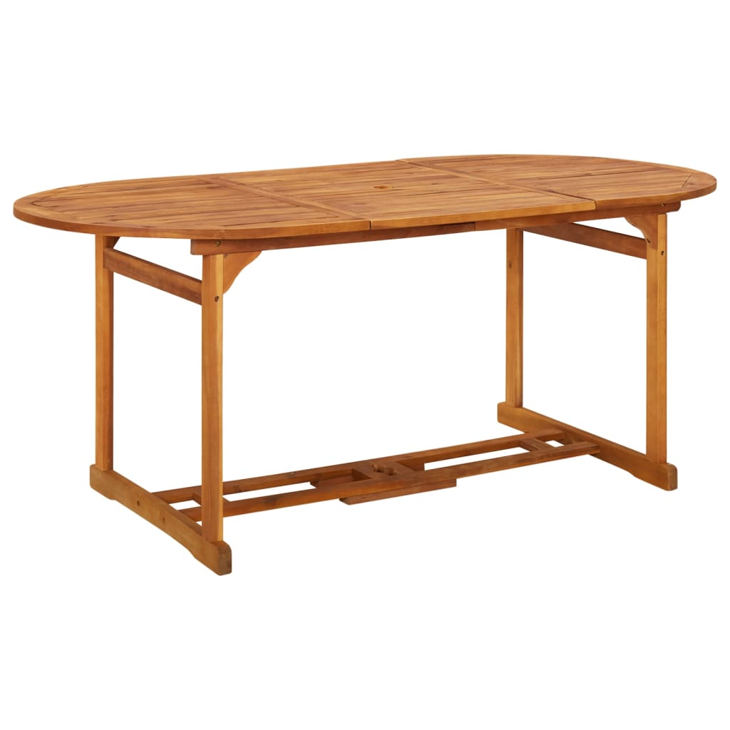 9-dijelni vrtni blagovaonski set 180x90x75 cm bagremovog drva