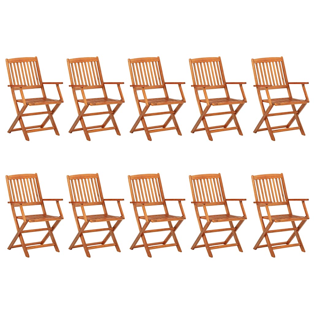 11-dijelni vrtni blagovaonski set 280x90x75 cm bagremovog drva