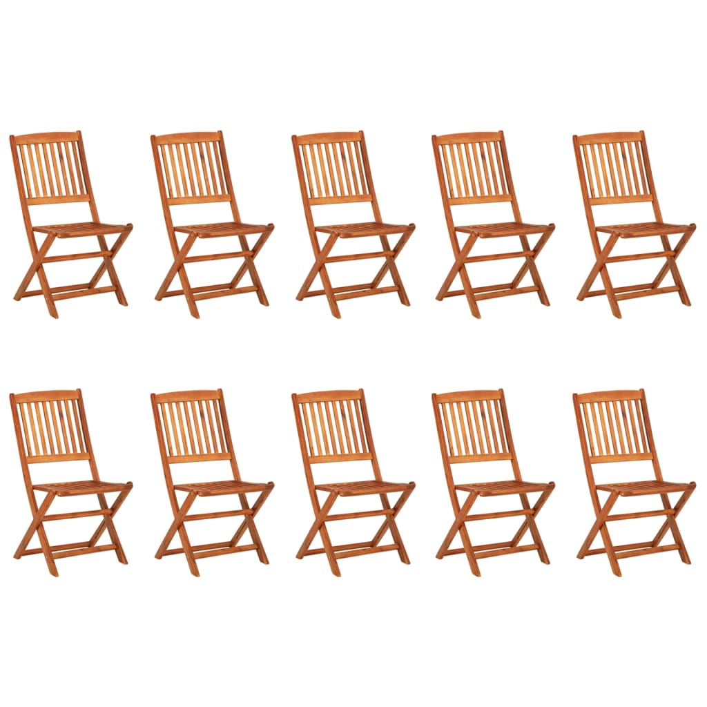 11-dijelni vrtni blagovaonski set 280x90x75 cm bagremovog drva