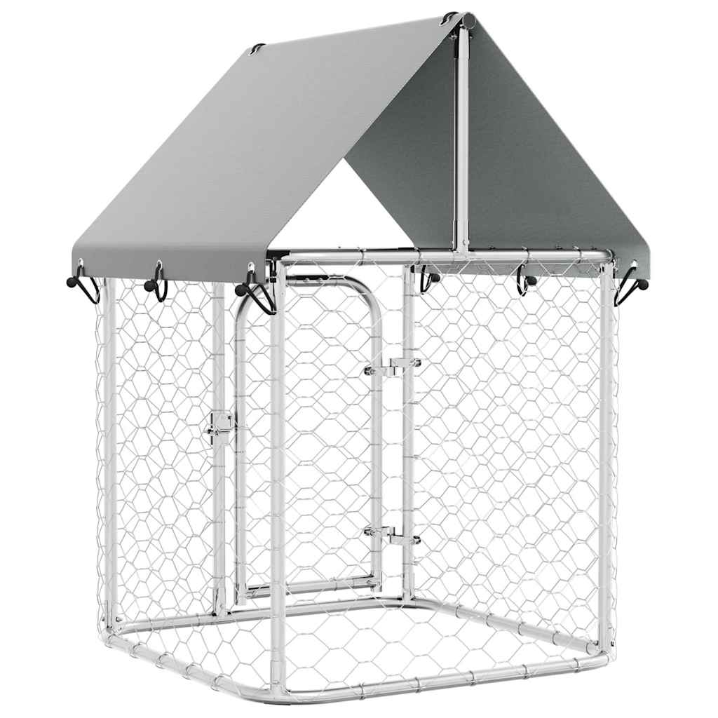 Vanjski kavez za pse s krovom 100 x 100 x 150 cm