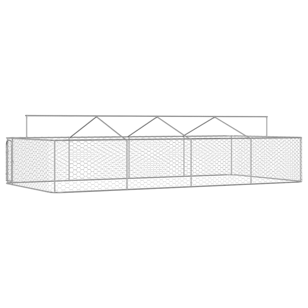 Vanjski kavez za pse s krovom 600 x 300 x 150 cm