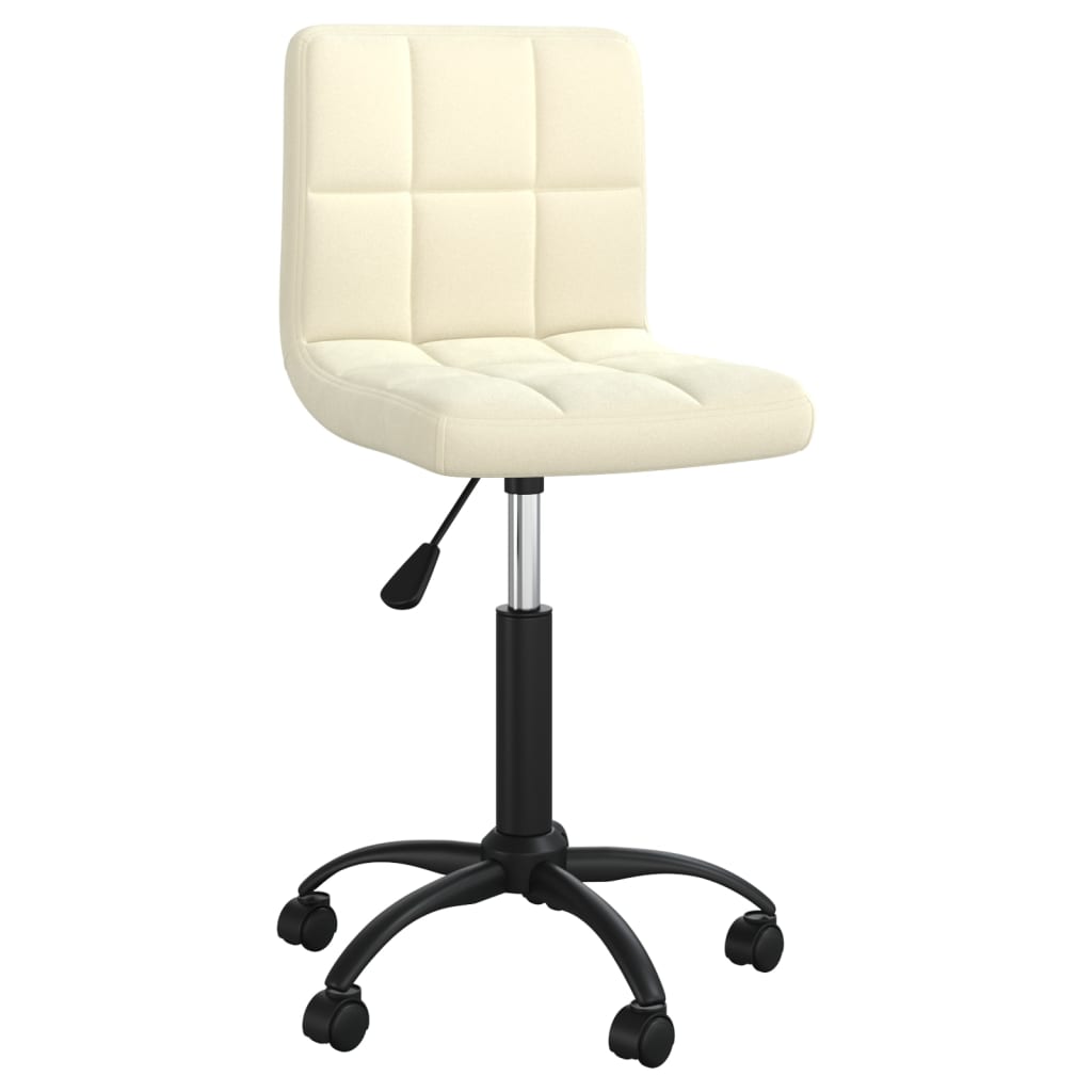 Okretna blagovaonska stolica krem baršunasta