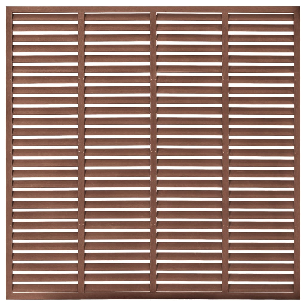 Rešetkasta ograda od WPC-a 180 x 180 cm smeđa