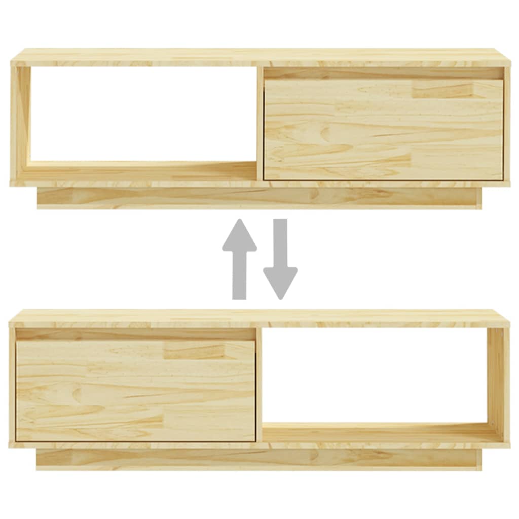 TV ormarić 110 x 30 x 33,5 cm od masivne borovine