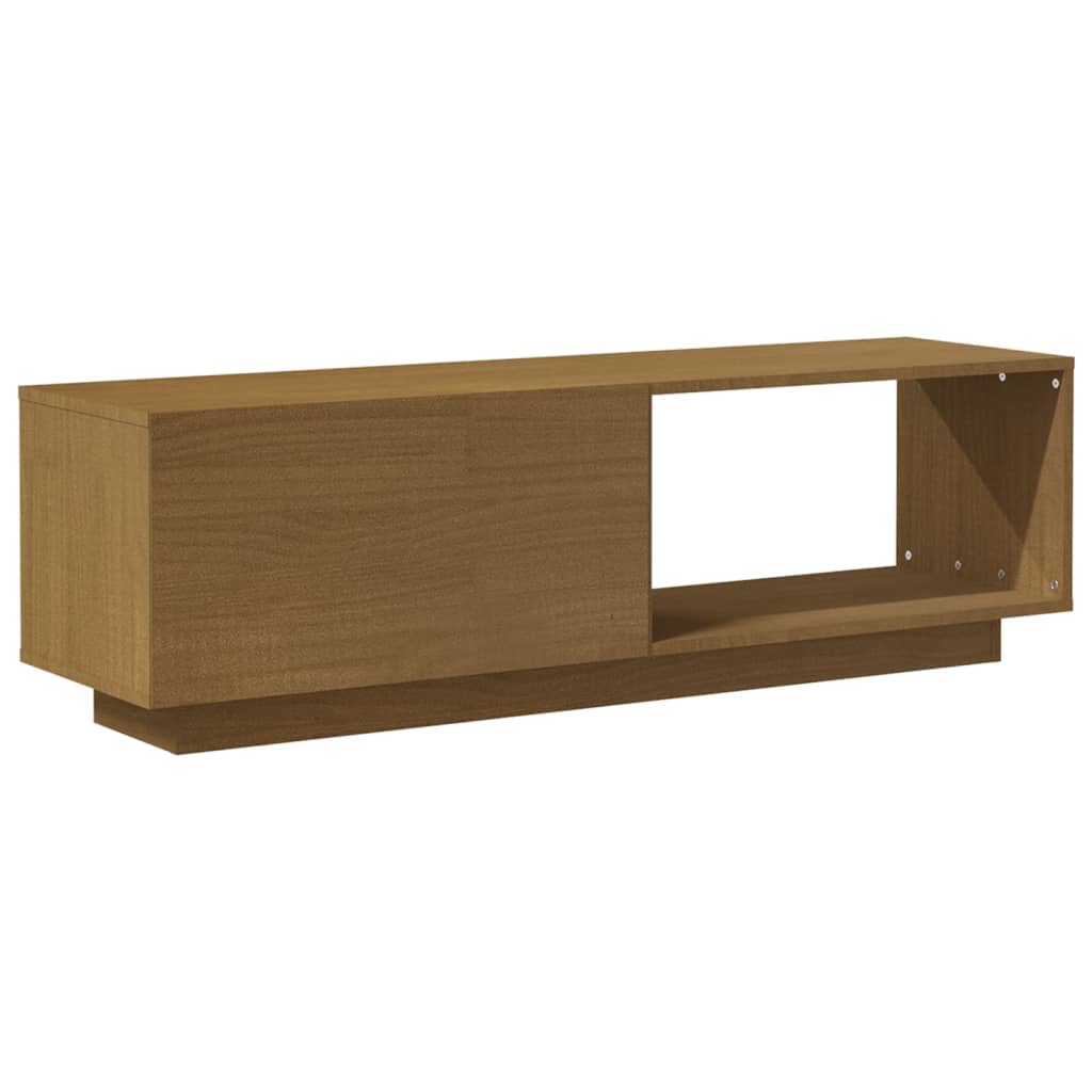 TV ormarić boja meda 110 x 30 x 33,5 cm od masivne borovine