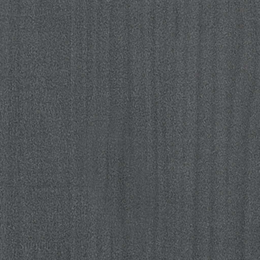 Stolić za kavu sivi 110 x 50 x 34 cm od masivne borovine