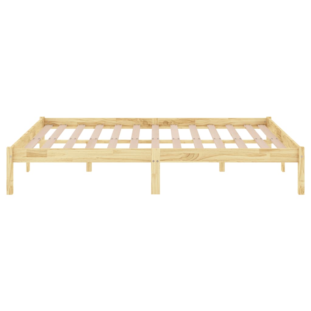 Okvir za krevet od masivnog drva 150 x 200 cm veliki bračni