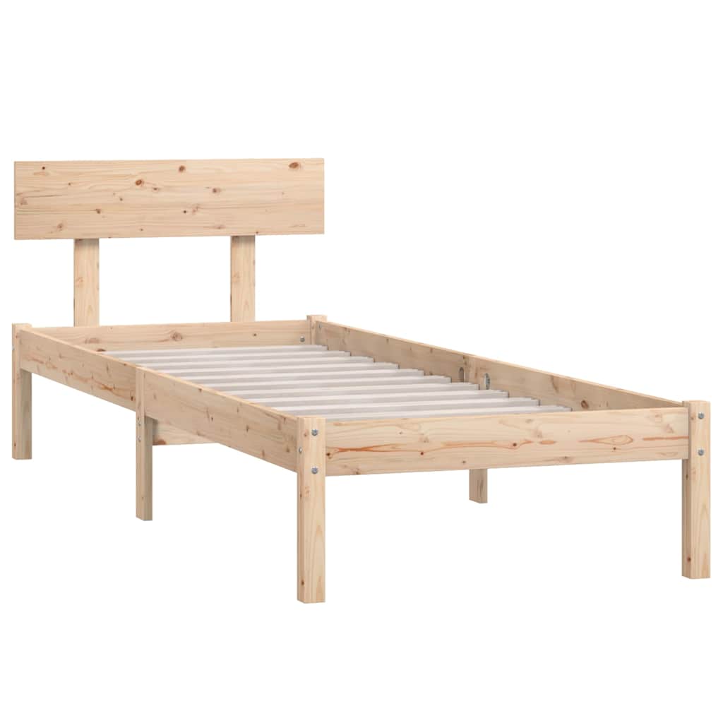 Okvir za krevet od masivne borovine 90 x 200 cm