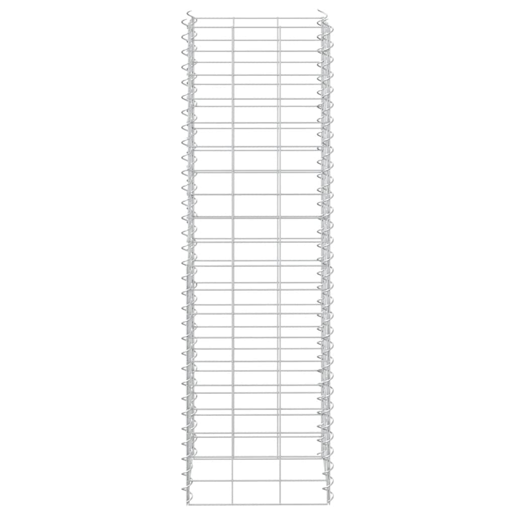 Gabionske povišene gredice 3 kom 30 x 30 x 100 cm željezne