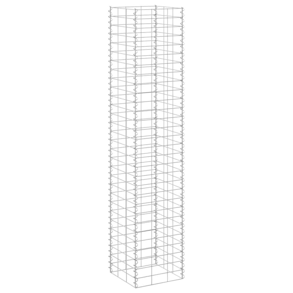 Gabionske povišene gredice 3 kom 30 x 30 x 150 cm željezne