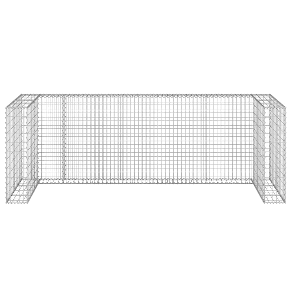 Gabionski zid za kante od pocinčanog čelika 325 x 100 x 110 cm