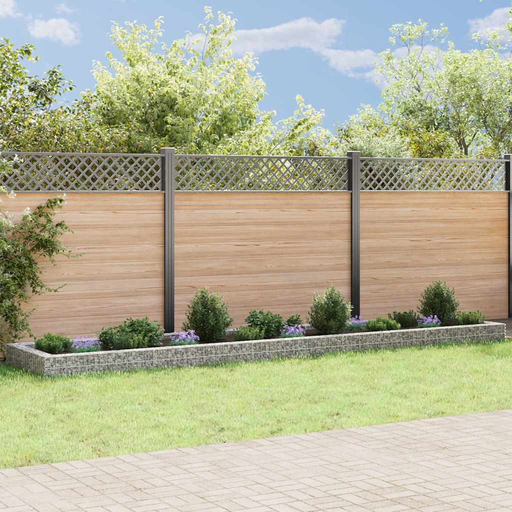 Gabionska povišena gredica od pocinčanog čelika 500x100x20 cm