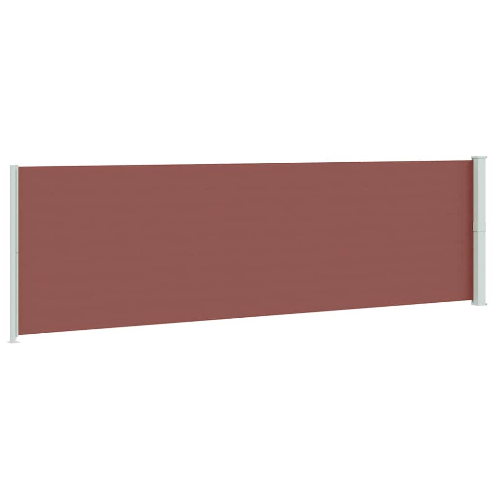 Uvlačiva bočna tenda za terasu 180 x 600 cm smeđa
