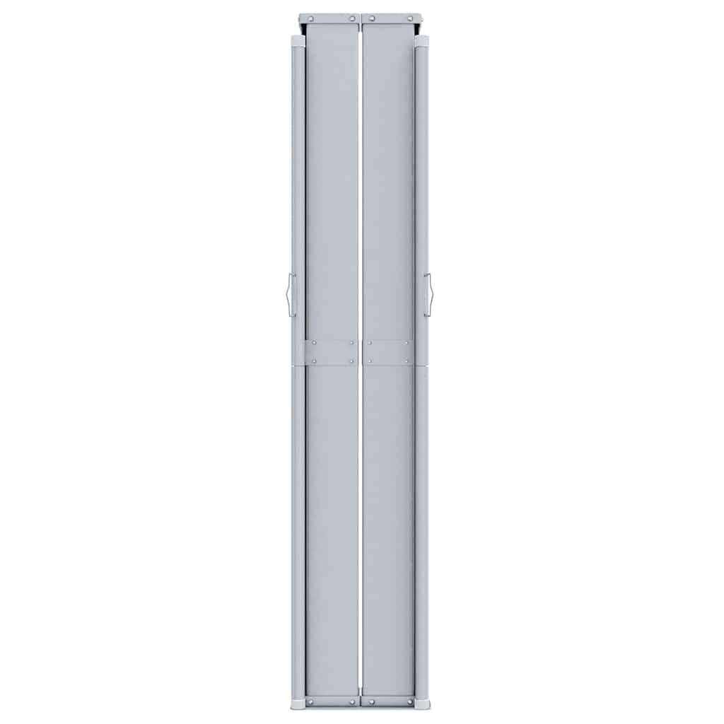 Uvlačiva bočna tenda crna 200 x 1000 cm