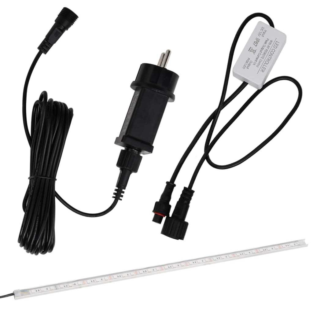 Prelijevajući vodopad s RGB LED svjetlima akrilni 45 cm