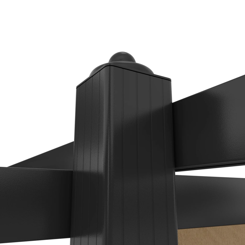 Vrtna sjenica s pomičnim krovom 4 x 3 m smeđesiva