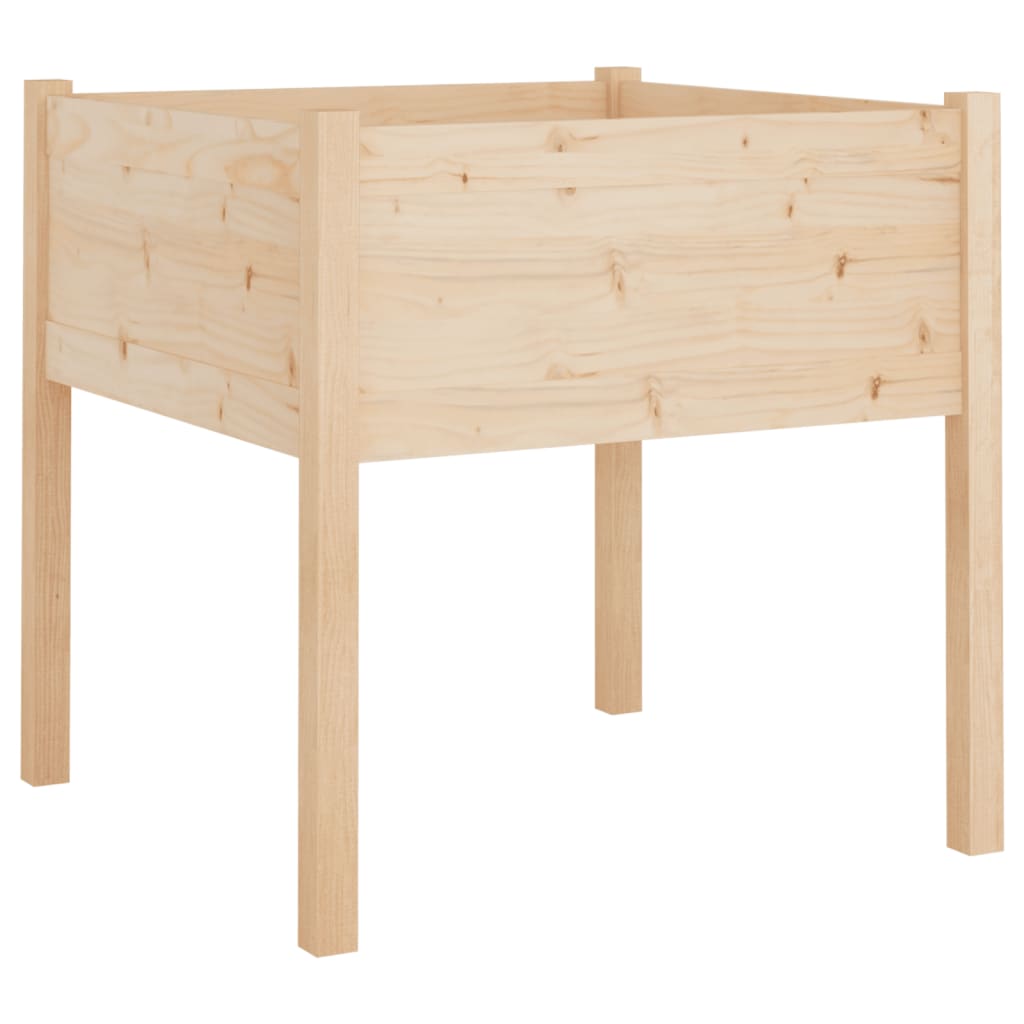 Vrtne sadilice 2 kom 70 x 70 x 70 cm od masivne borovine