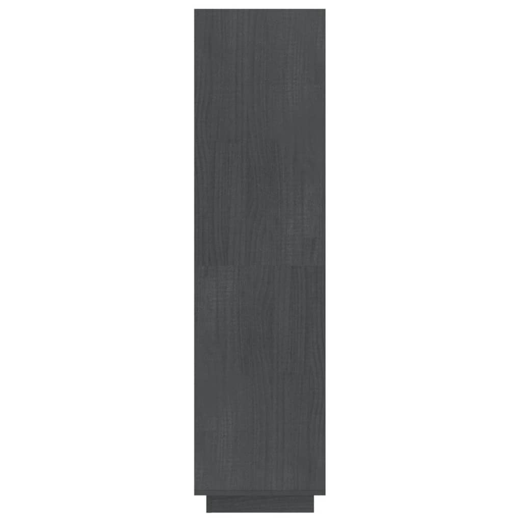 Ormarić za knjige / pregrada sivi 40x35x135 cm od borovine