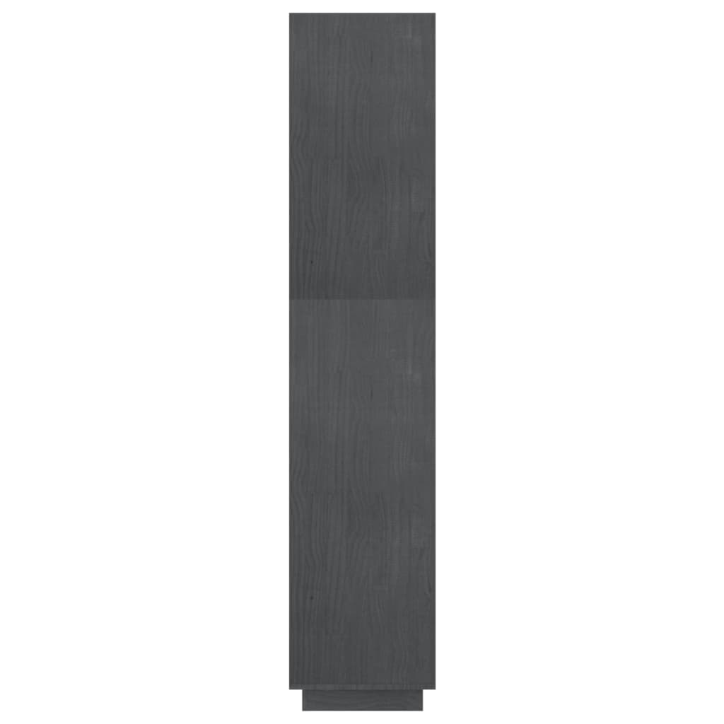 Ormarić za knjige / pregrada sivi 60x35x167 cm od borovine