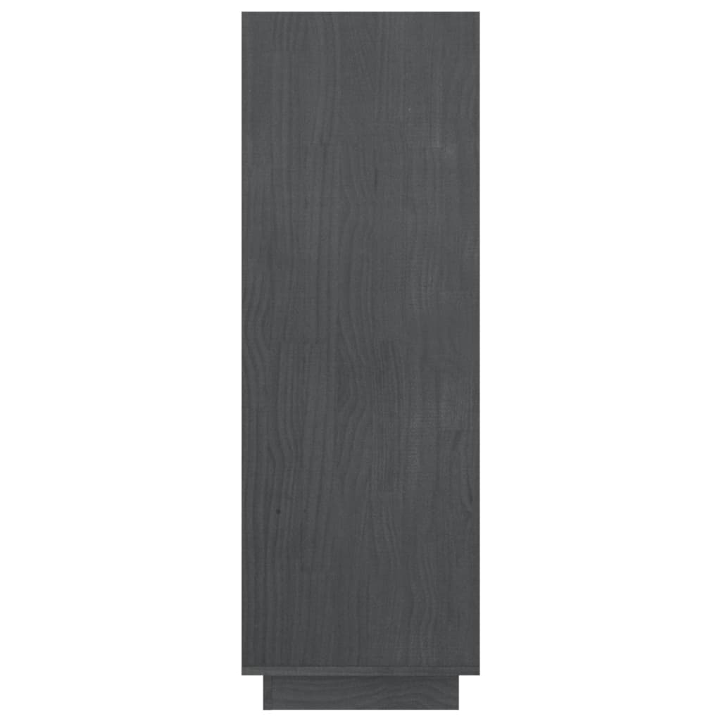 Ormarić za knjige / pregrada sivi 80x35x103 cm od borovine
