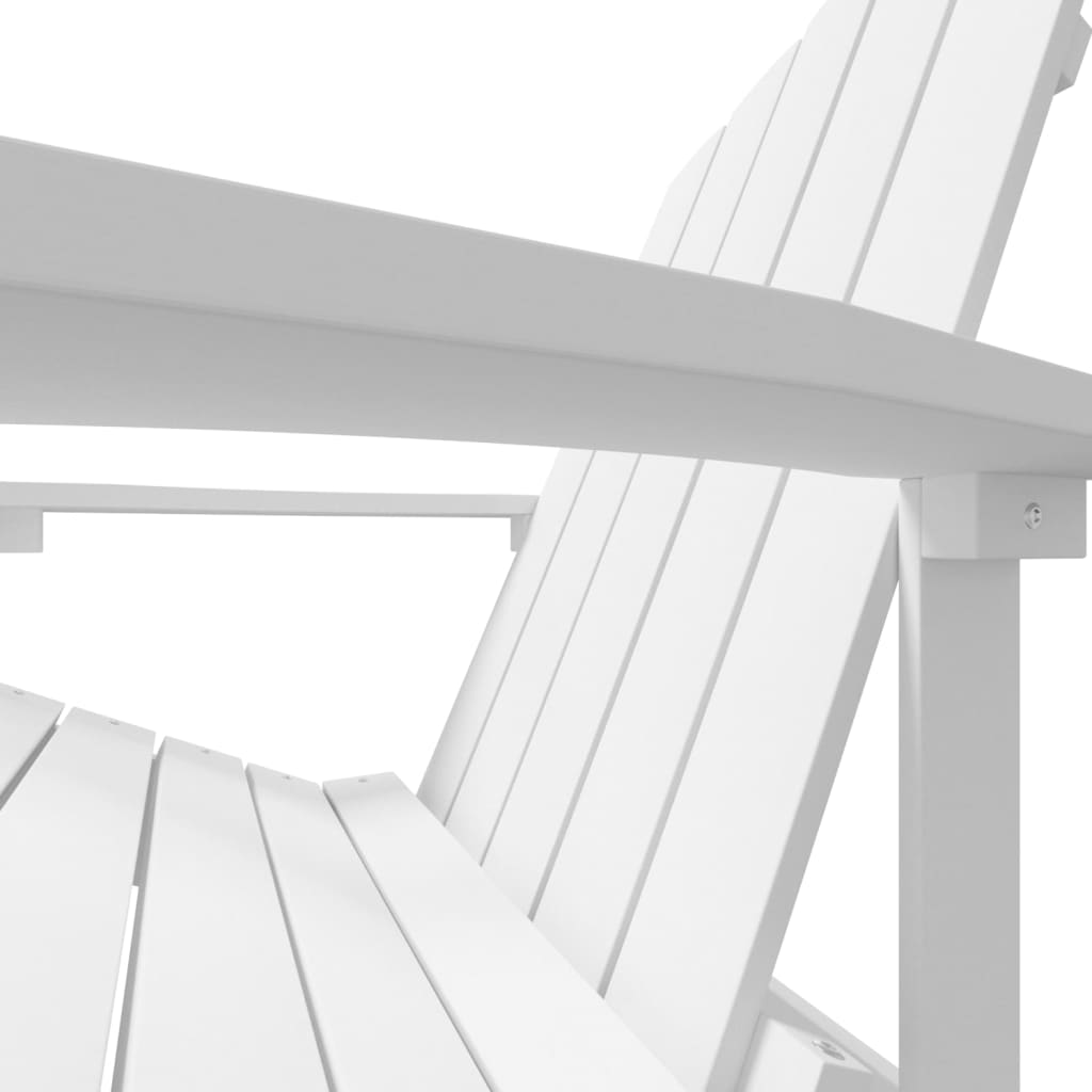 Vrtna stolica Adirondack HDPE bijela