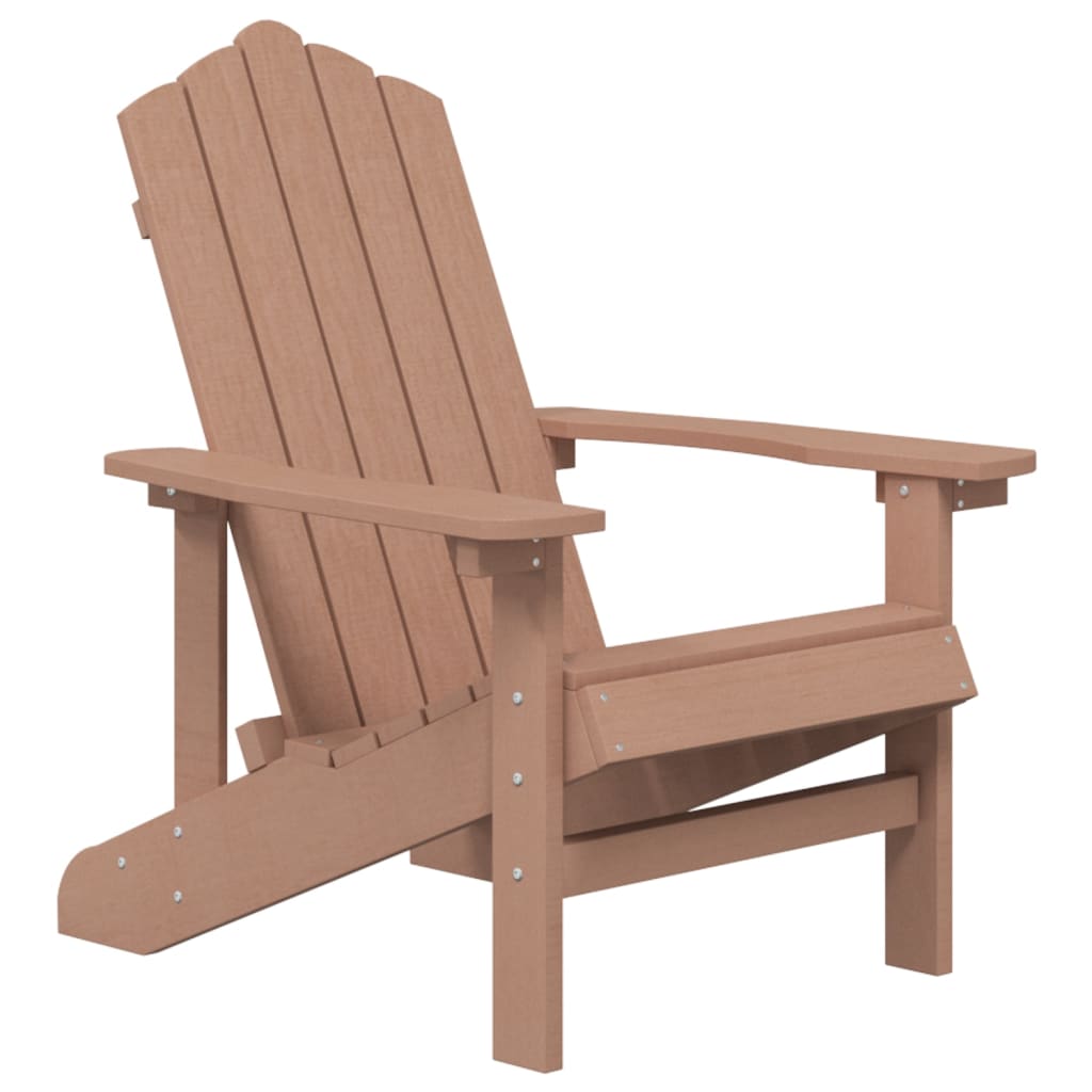 Vrtna stolica Adirondack HDPE smeđa