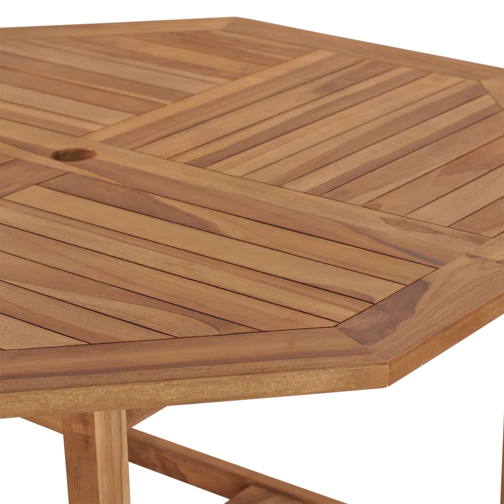 Vrtni blagovaonski stol 110 x 110 x 75 cm od masivne tikovine